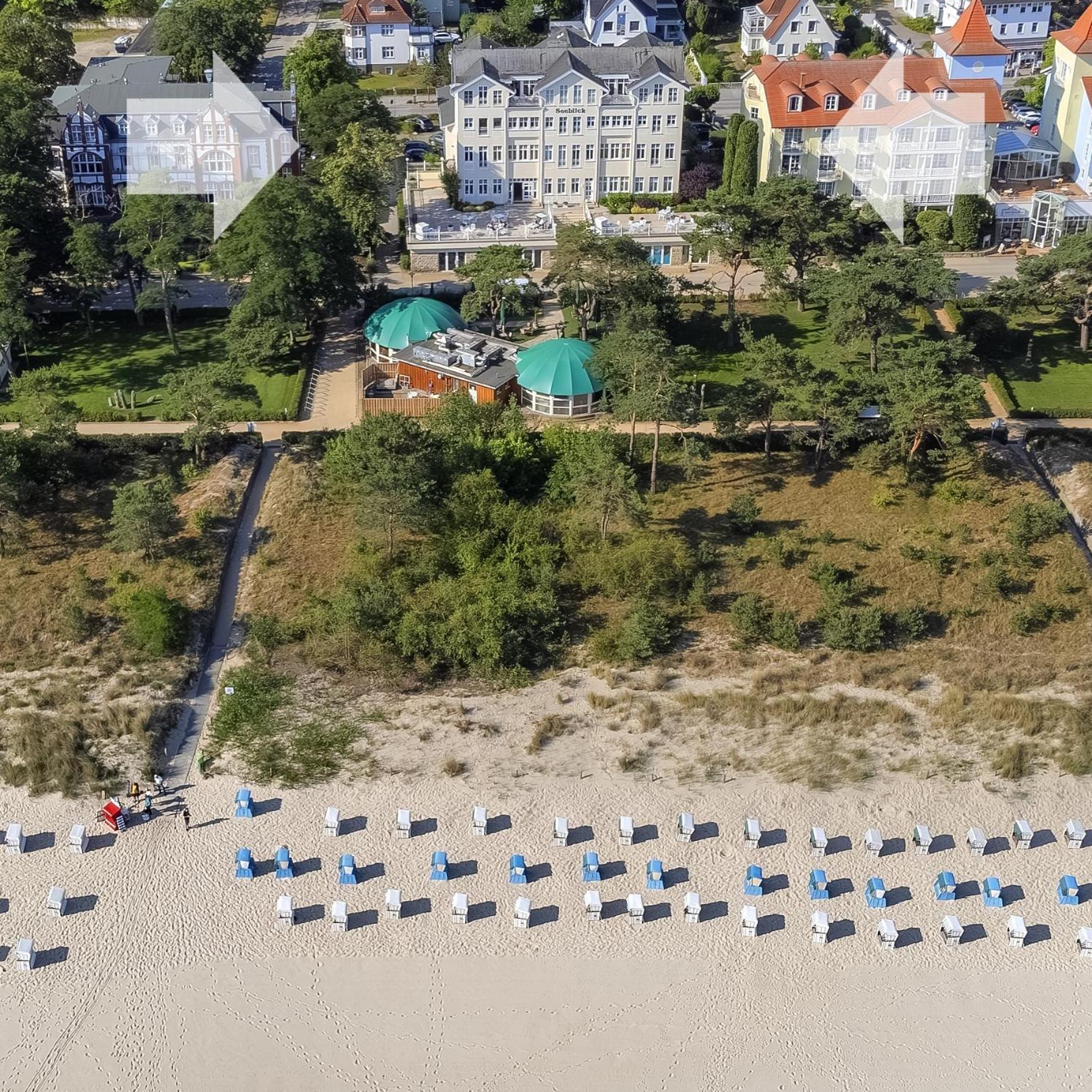 Haus Seeblick Hotel Garni & Ferienwohnungen Zinnowitz Bagian luar foto